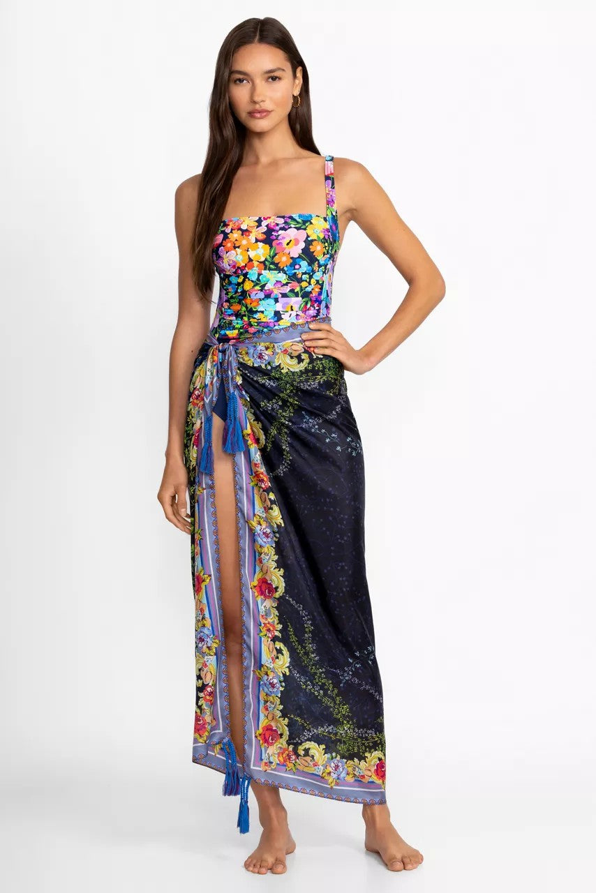 Johnny Was Women MAGIC GARDEN SILK SCARF