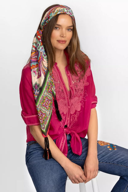 Johnny Was Women CACHEMIR SILK SCARF