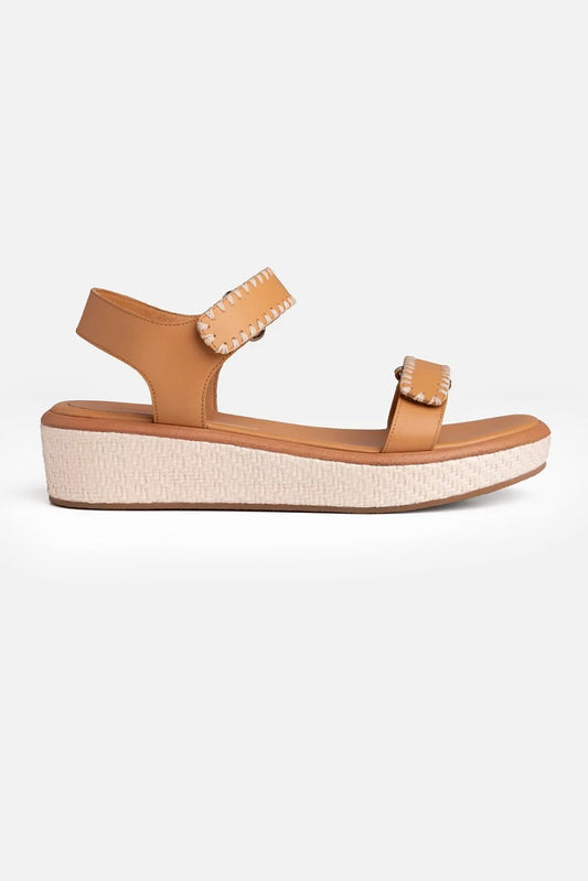 Johnny Was Women RAFFIA EMBROIDERED SANDAL