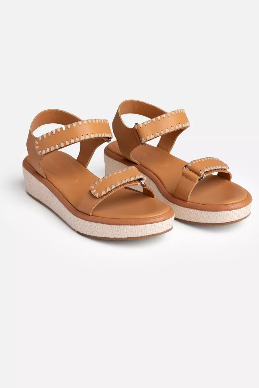 Johnny Was Women RAFFIA EMBROIDERED SANDAL