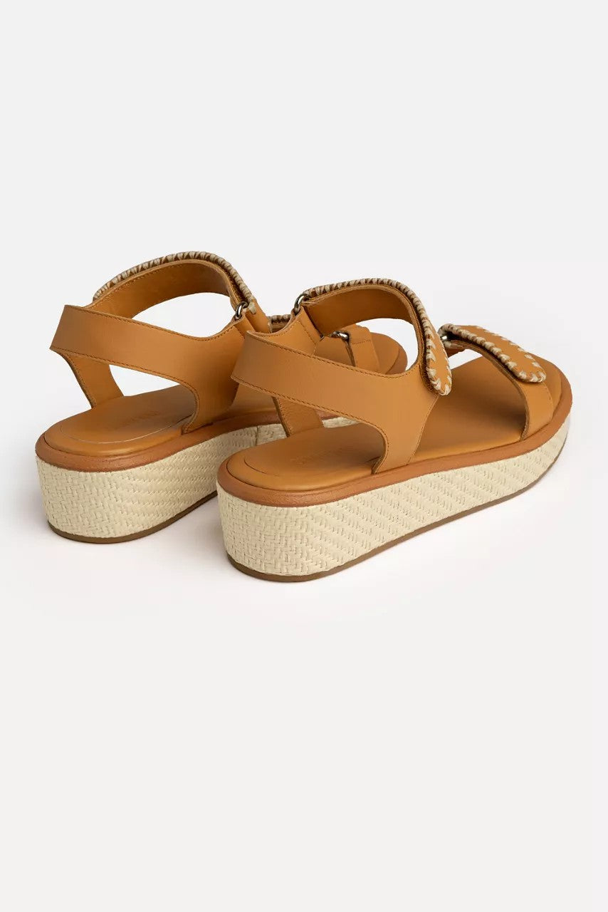Johnny Was Women RAFFIA EMBROIDERED SANDAL