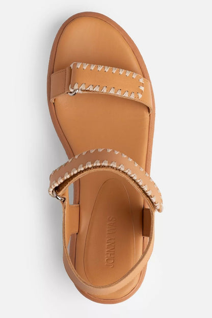 Johnny Was Women RAFFIA EMBROIDERED SANDAL