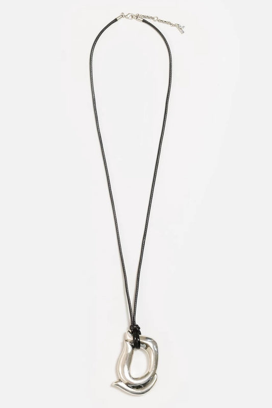 Johnny Was Women ABSTRACT SWOOSH PENDANT NECKLACE