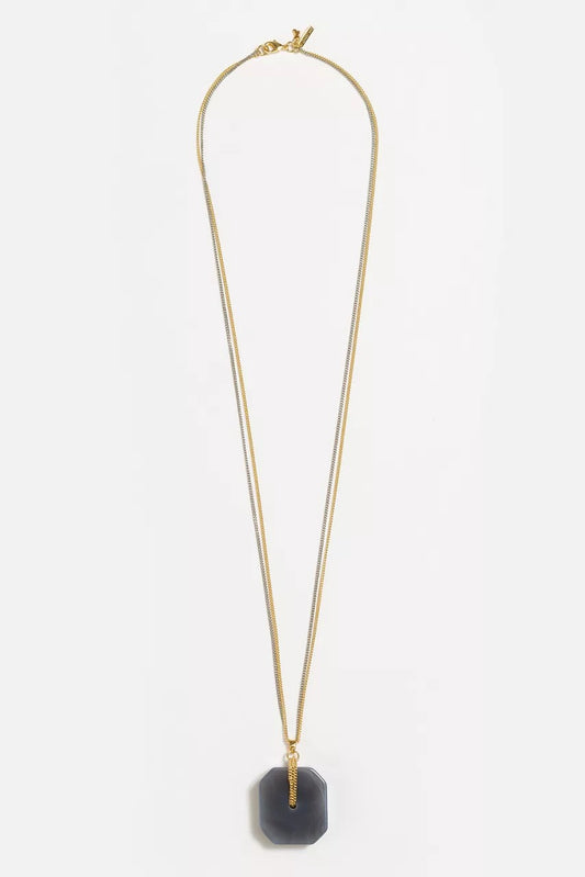 Johnny Was Women LARGE SEMIPRECIOUS PENDANT NECKLACE