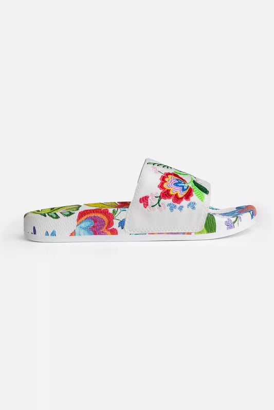 Johnny Was Women EMBROIDERED POOL SLIDE