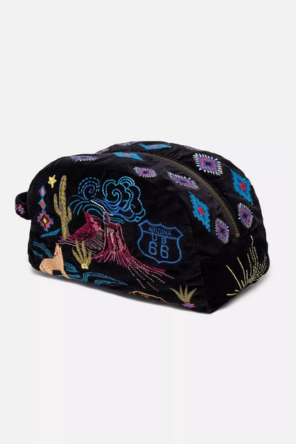 Johnny Was Women ARIZONA COTTON VELVET MAKEUP BAG