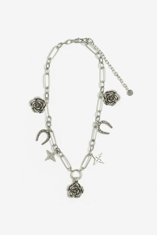 Johnny Was Women WESTERN ROSE CHARM NECKLACE