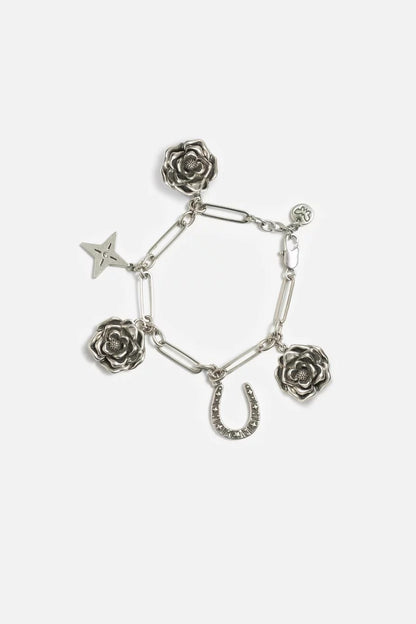 Johnny Was Women WESTERN ROSE CHARM BRACELET