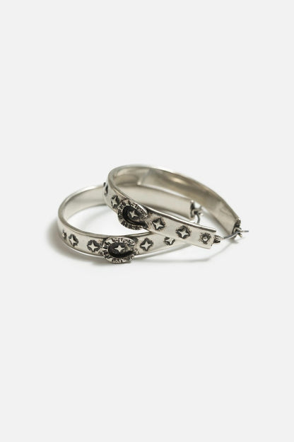 Johnny Was Women WESTERN HORSESHOE HOOP EARRINGS