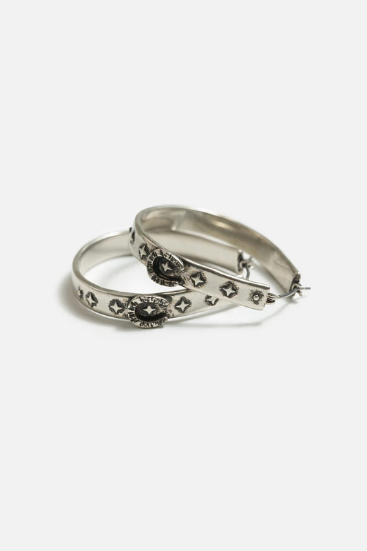 Johnny Was Women WESTERN HORSESHOE HOOP EARRINGS