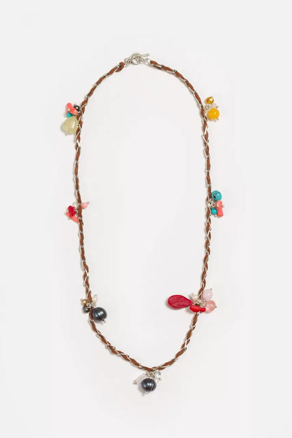 Johnny Was Women PRECIOUS PEARL CHARM NECKLACE