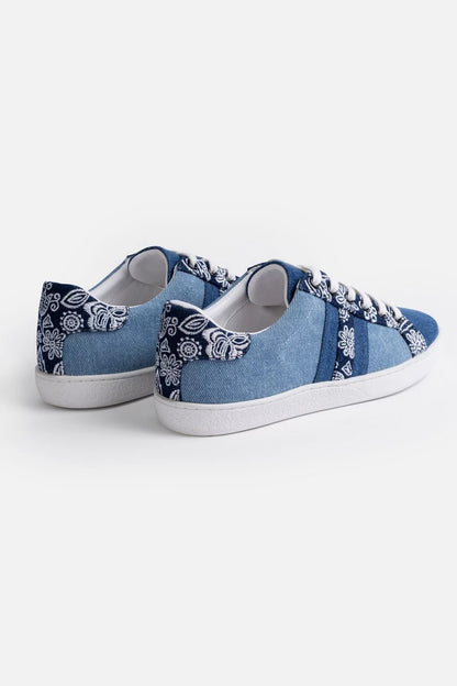 Johnny Was Women BANDANA EMBROIDERED DENIM SNEAKER