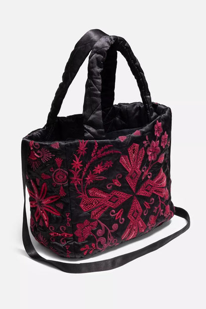 Johnny Was Women QUILTED TOTE BAG