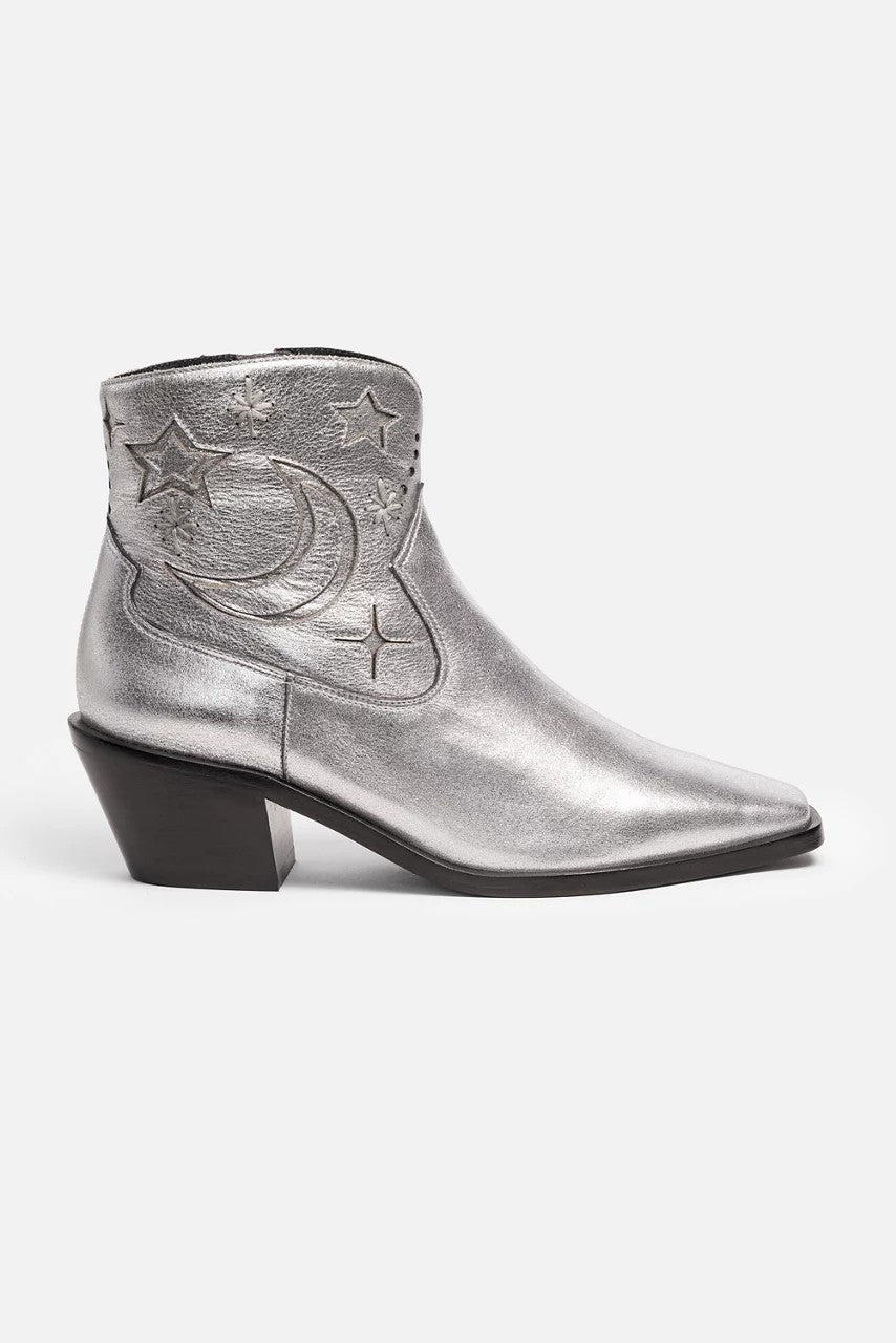 Johnny Was Women COSMOS METALLIC LEATHER BOOTIE