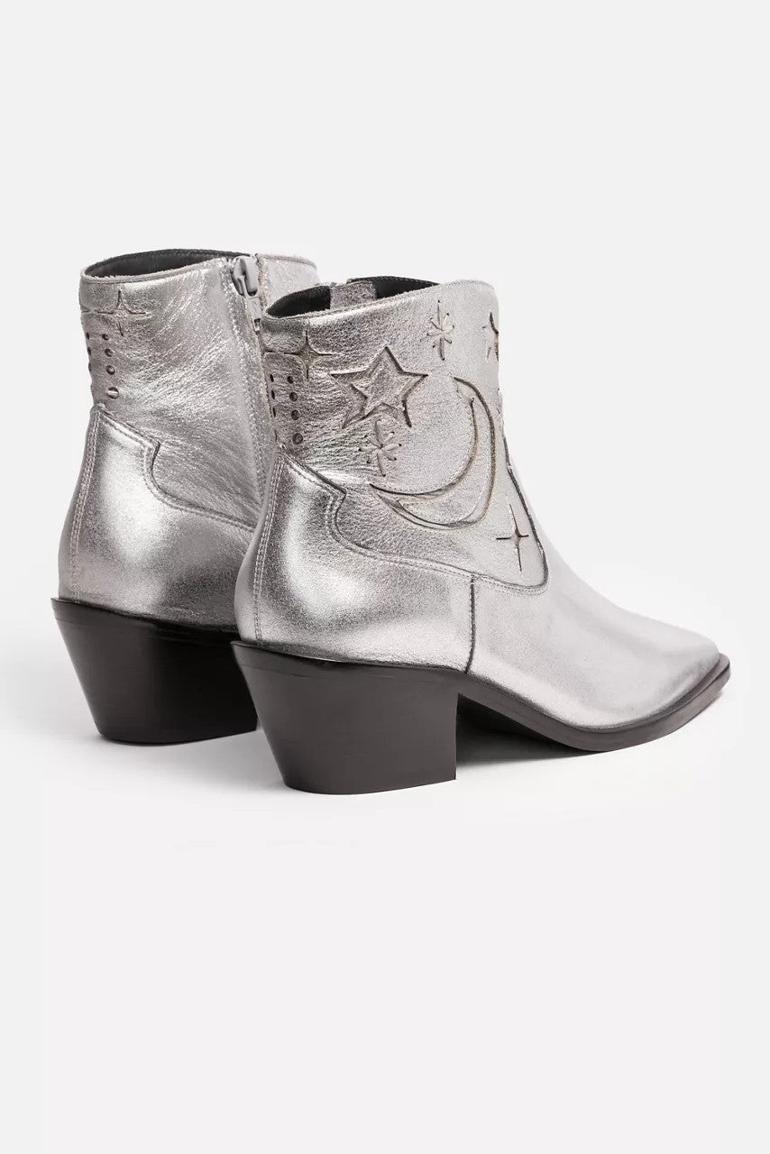Johnny Was Women COSMOS METALLIC LEATHER BOOTIE
