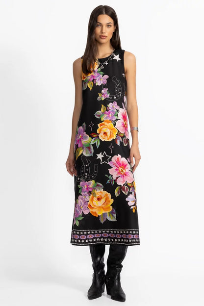 Johnny Was Women KAROLINA TEA LENGTH DRESS
