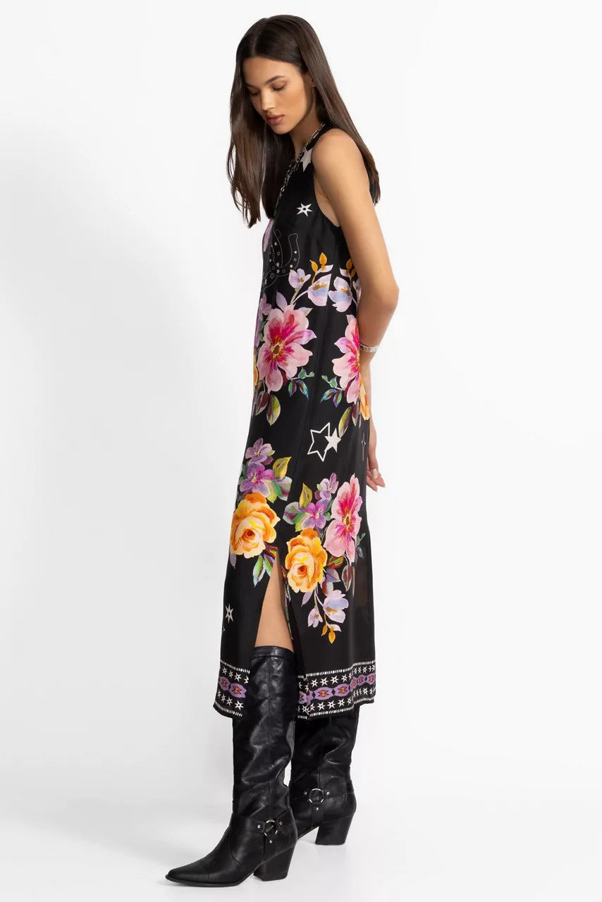 Johnny Was Women KAROLINA TEA LENGTH DRESS