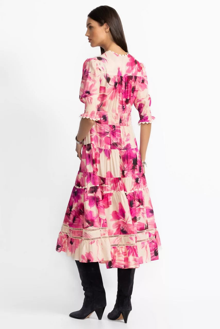 Johnny Was Women DAPHNE TEA LENGTH DRESS