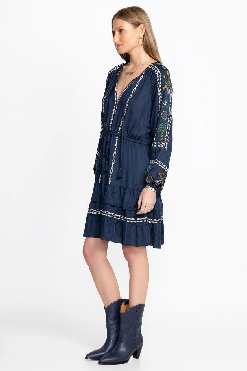Johnny Was Women LEXIE TIERED MINI DRESS