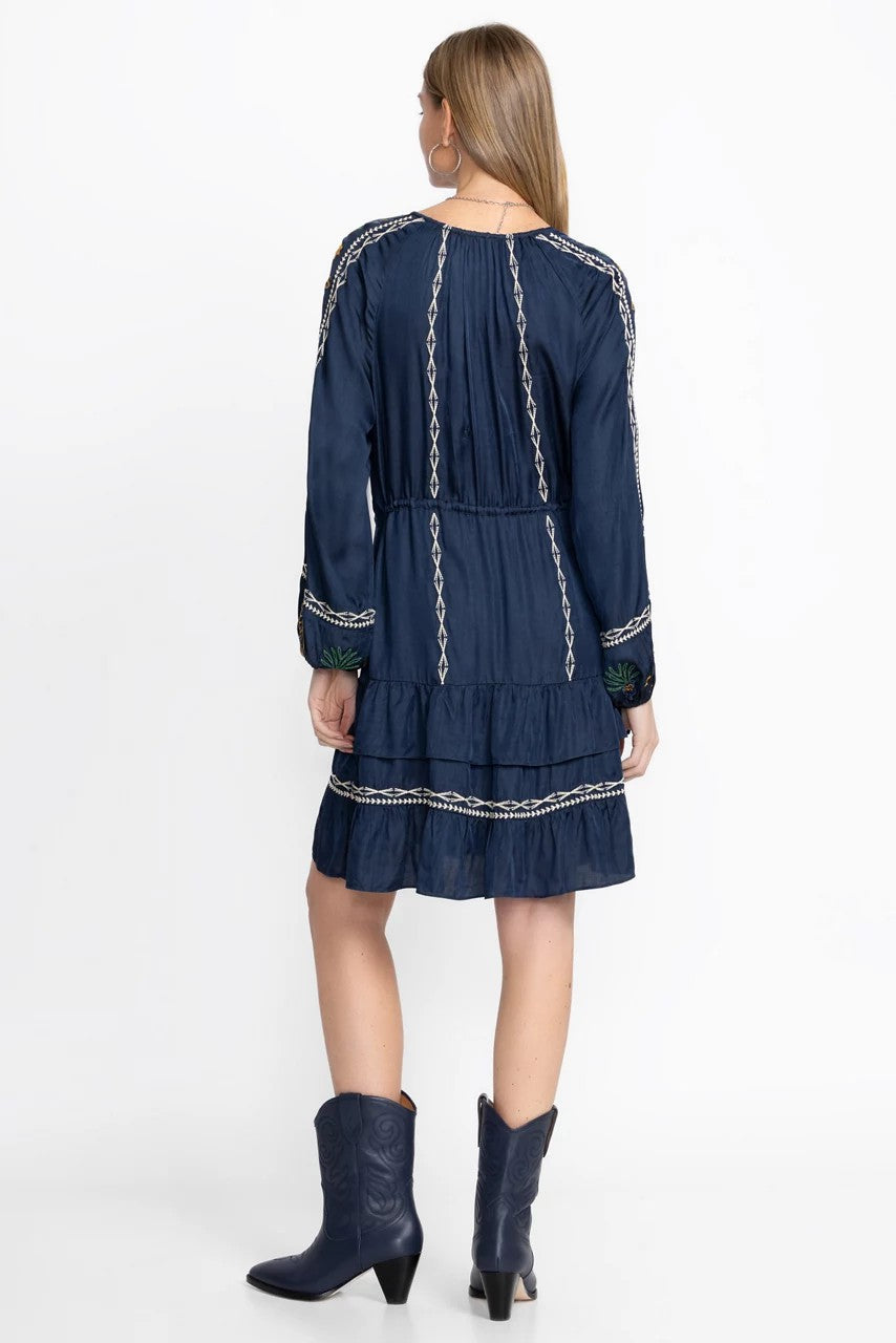 Johnny Was Women LEXIE TIERED MINI DRESS