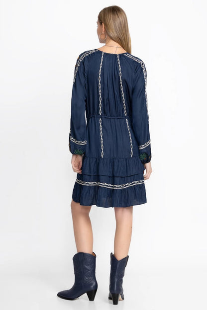 Johnny Was Women LEXIE TIERED MINI DRESS