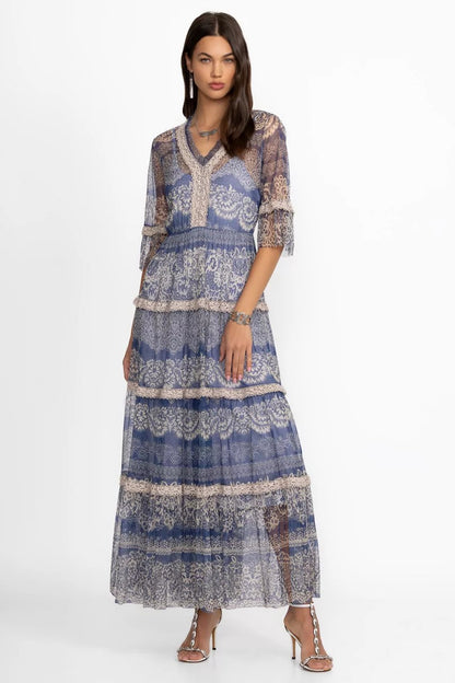 Johnny Was Women MAZZY CROCHET DRESS