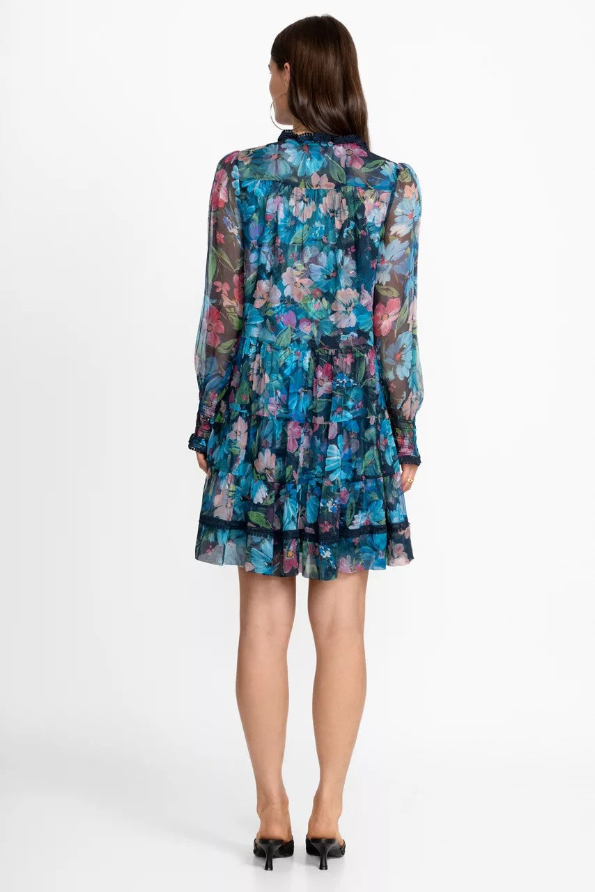 Johnny Was Women MARYAH TIERED MINI DRESS