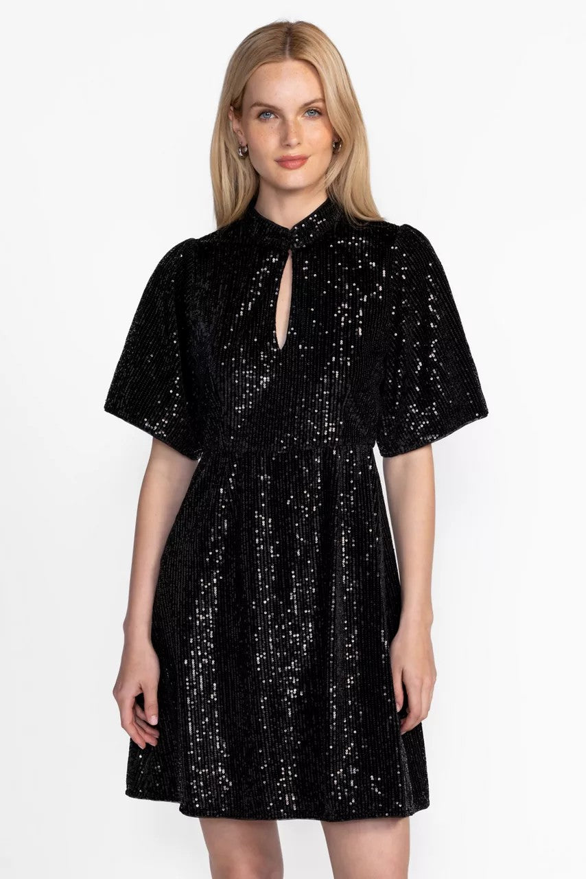 Johnny Was Women EVE SEQUIN MINI DRESS