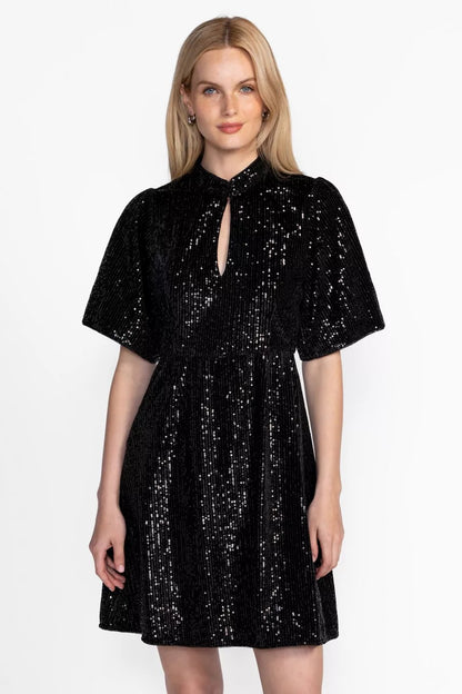 Johnny Was Women EVE SEQUIN MINI DRESS