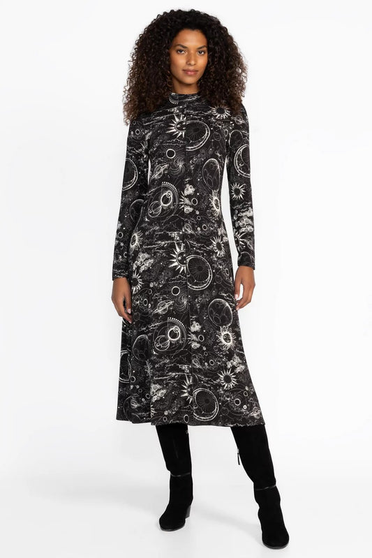 Johnny Was Women THE JANIE FAVORITE SEAMED MOCK NECK DRESS