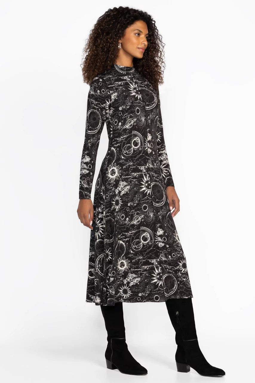 Johnny Was Women THE JANIE FAVORITE SEAMED MOCK NECK DRESS