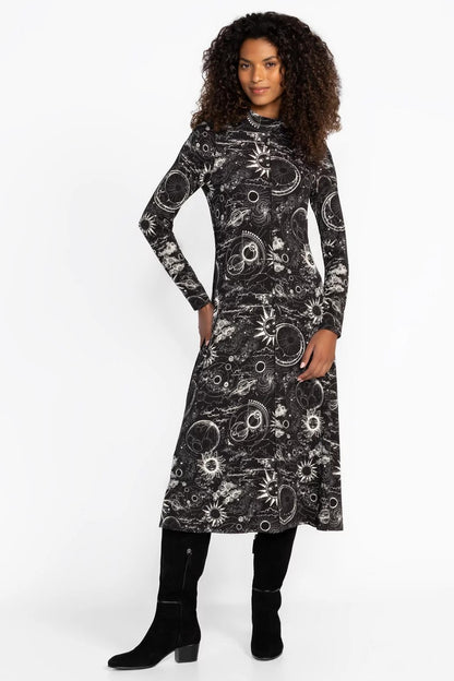 Johnny Was Women THE JANIE FAVORITE SEAMED MOCK NECK DRESS