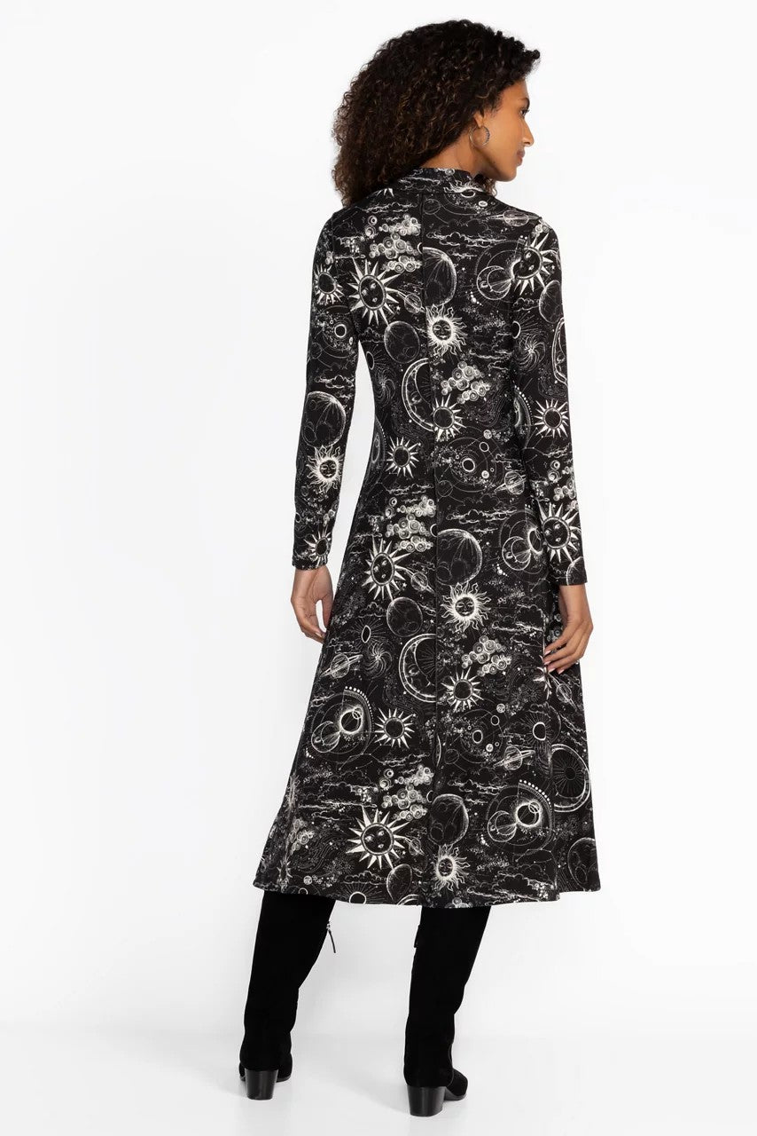 Johnny Was Women THE JANIE FAVORITE SEAMED MOCK NECK DRESS