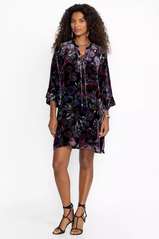 Johnny Was Women TIE FRONT KIMONO DRESS