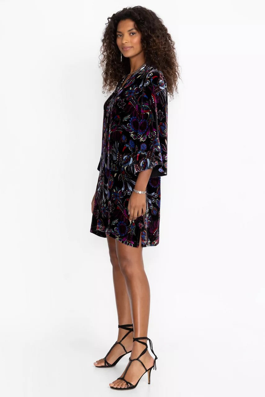 Johnny Was Women TIE FRONT KIMONO DRESS