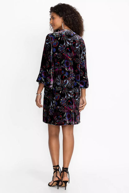Johnny Was Women TIE FRONT KIMONO DRESS
