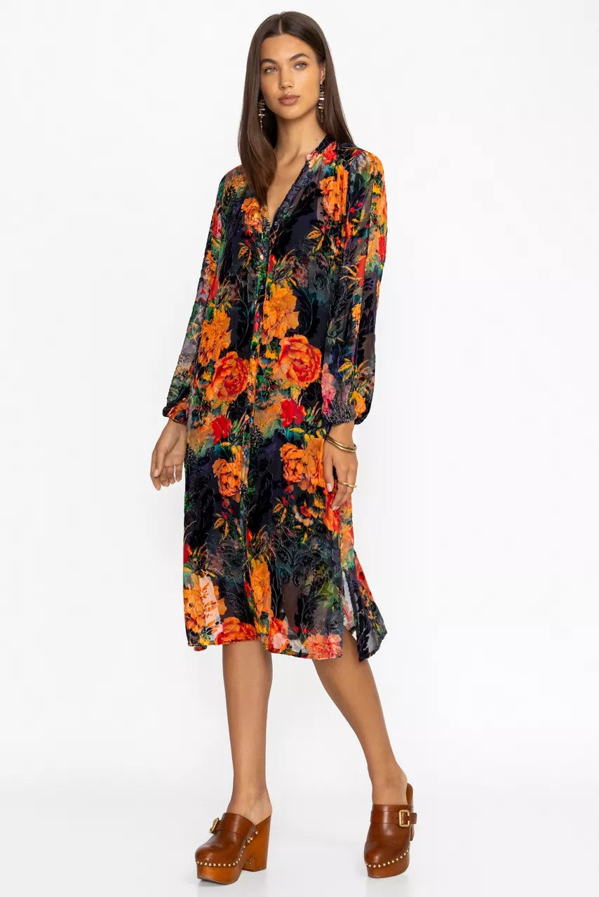 Johnny Was Women RENNA BURNOUT DRESS