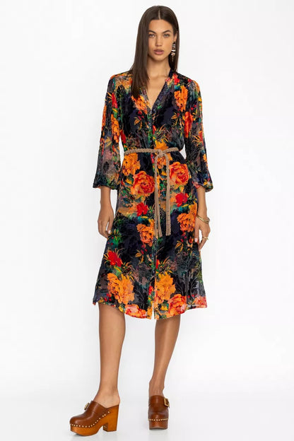 Johnny Was Women RENNA BURNOUT DRESS