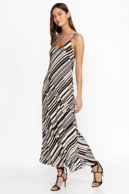Johnny Was Women NORMANIA BIAS MAXI DRESS