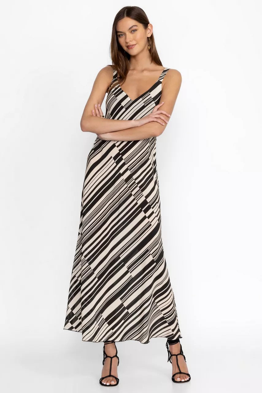 Johnny Was Women NORMANIA BIAS MAXI DRESS