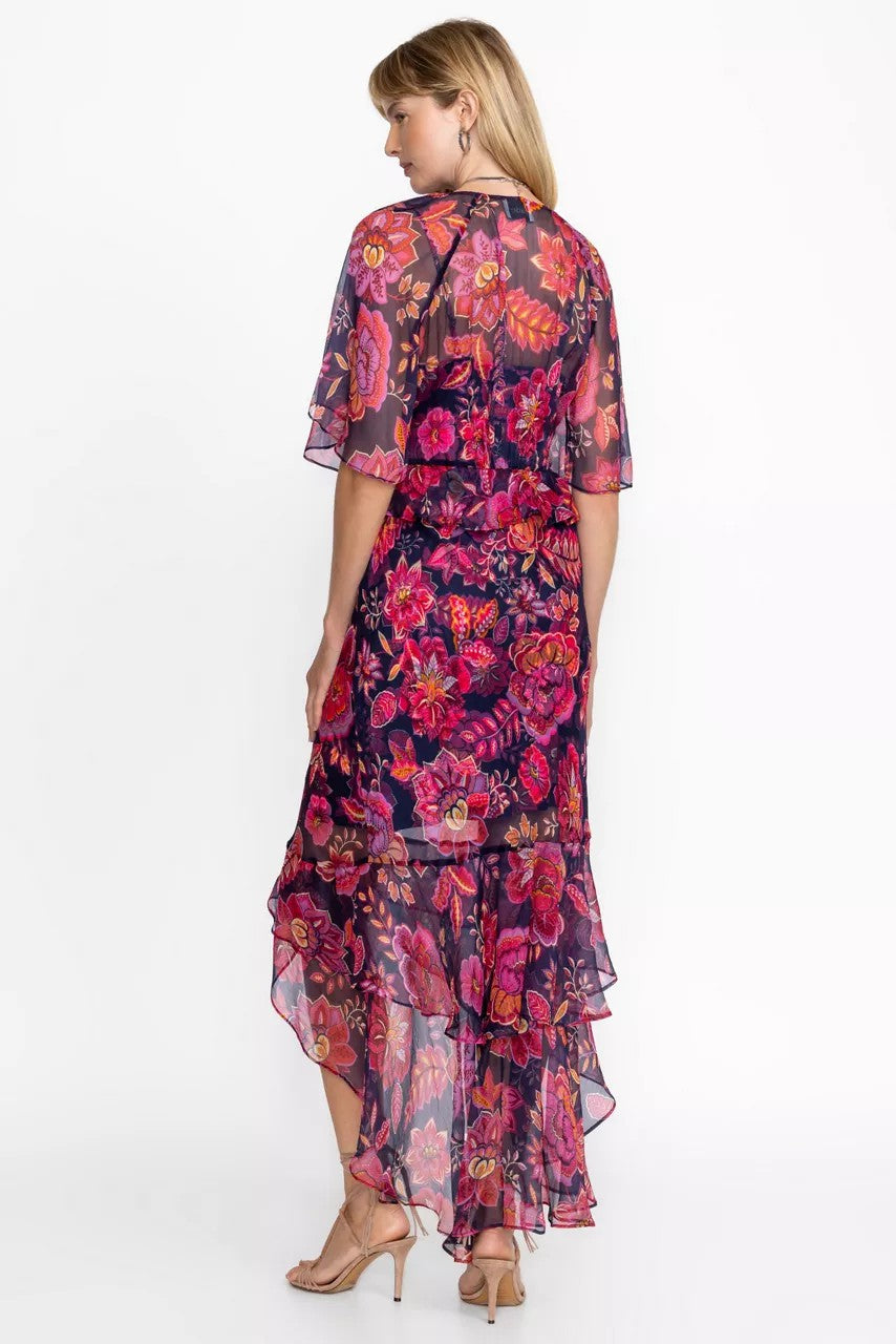 Johnny Was Women LUXEE RUFFLE MAXI DRESS