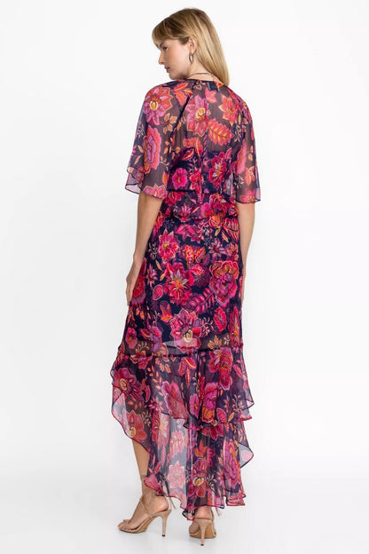 Johnny Was Women LUXEE RUFFLE MAXI DRESS