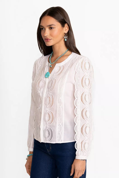 Johnny Was Women MAKAYLIN BUTTON UP BLOUSE