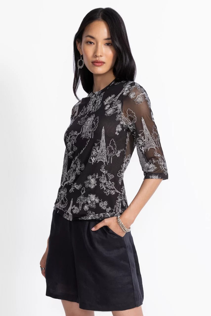 Johnny Was Women KAIA MESH TEE