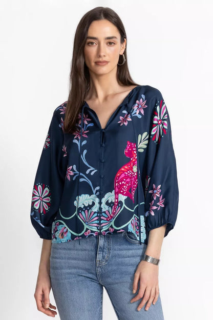 Johnny Was Women HARLYN BUTTON FRONT BLOUSE