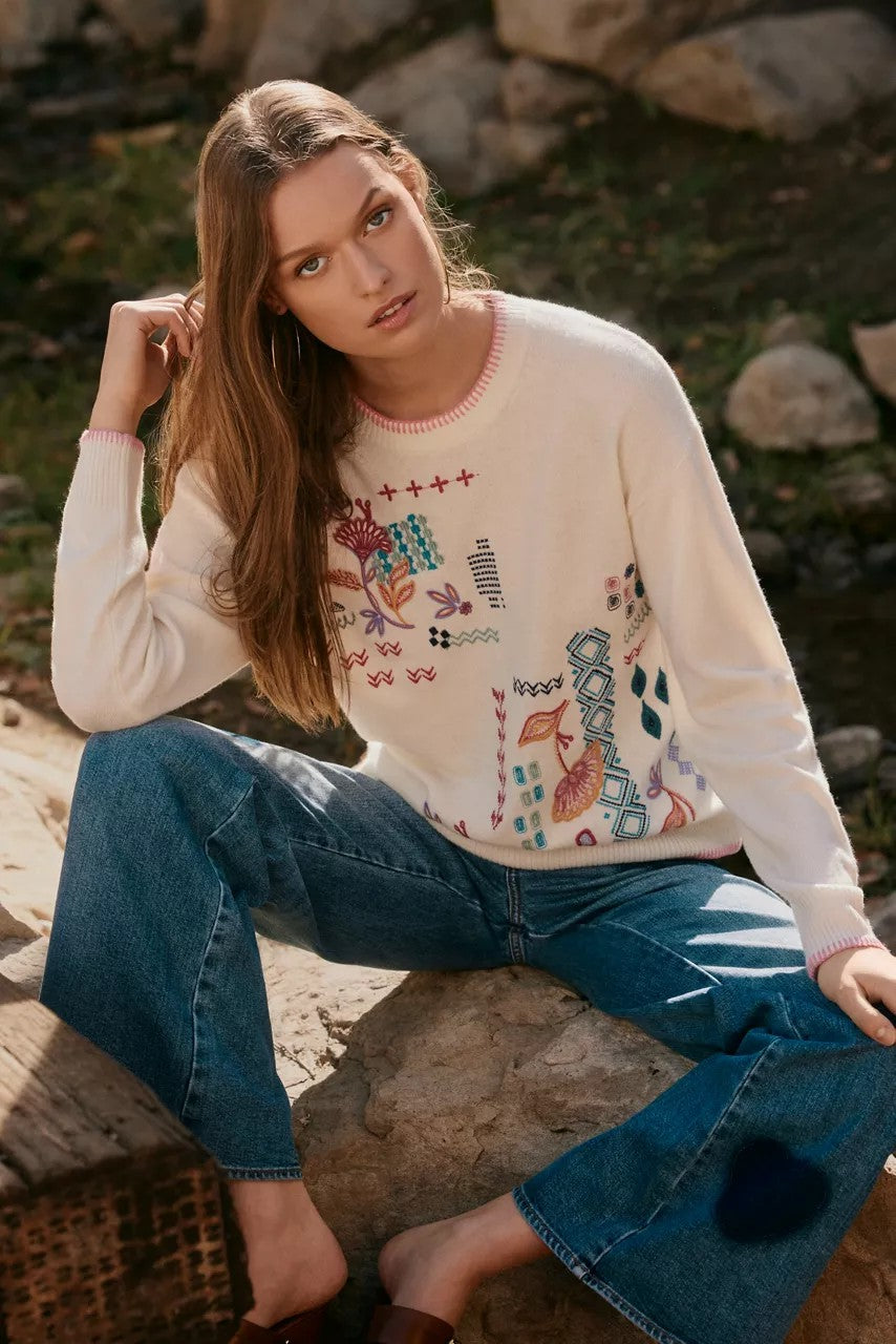 Johnny Was Women THE DROP SHOULDER PULLOVER