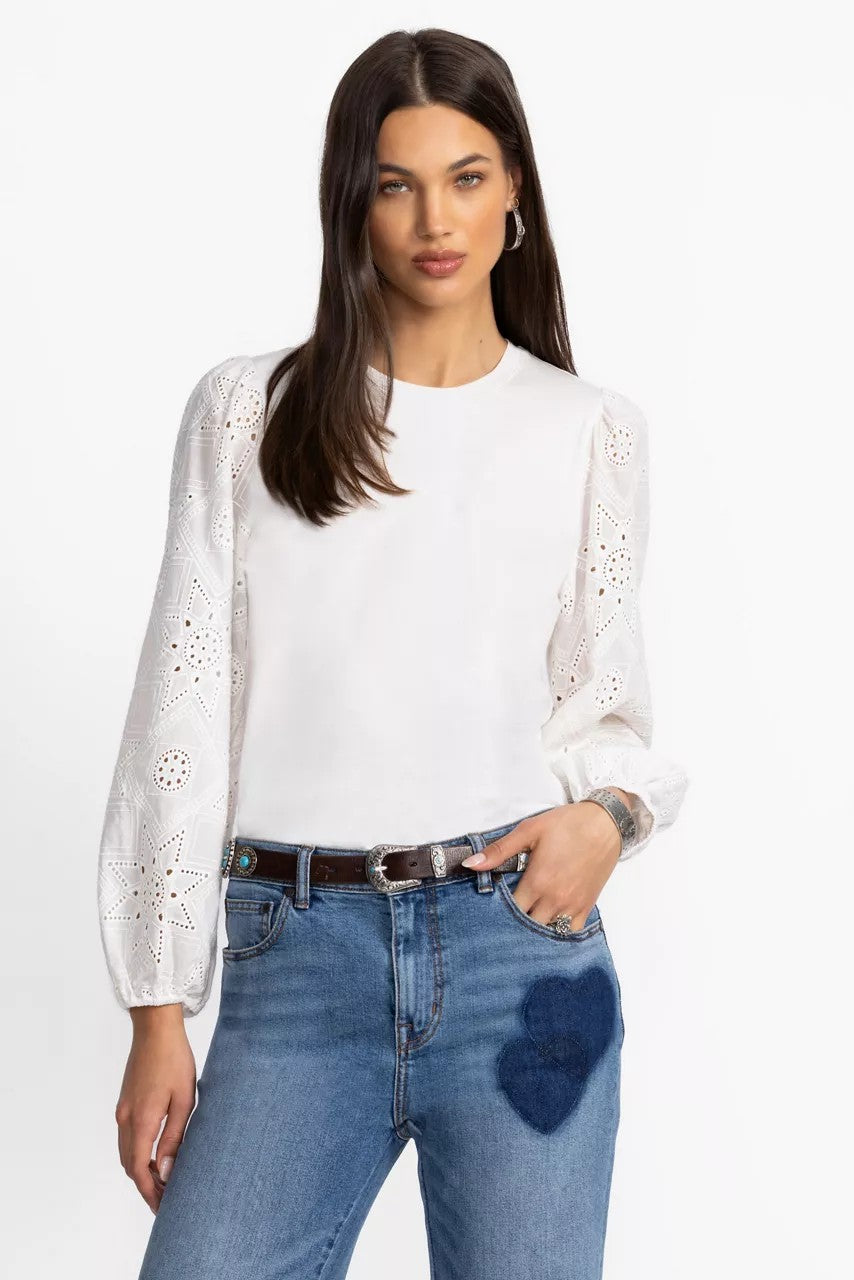 Johnny Was Women NORA LONG SLEEVE EASY TEE