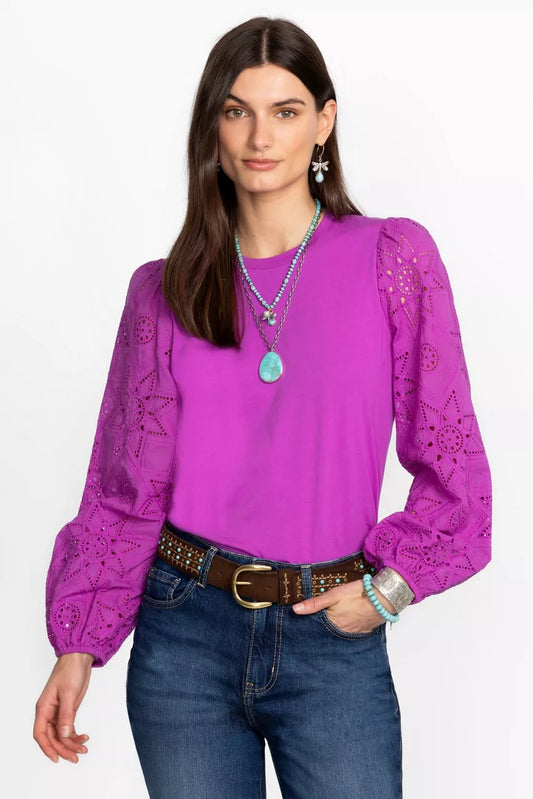 Johnny Was Women NORA LONG SLEEVE EASY TEE
