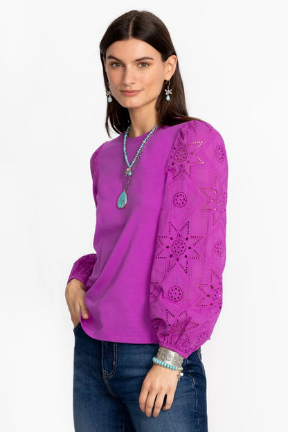 Johnny Was Women NORA LONG SLEEVE EASY TEE
