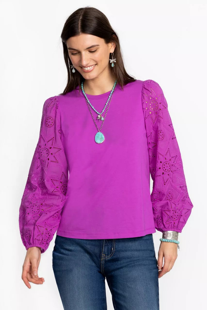 Johnny Was Women NORA LONG SLEEVE EASY TEE
